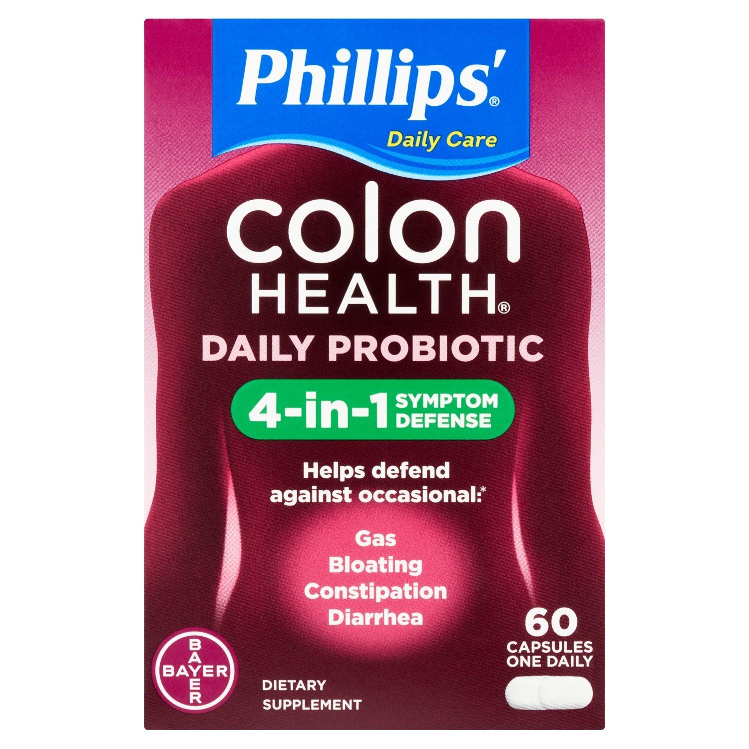 Phillips' Colon Health Daily Probiotic Capsules, 60 count