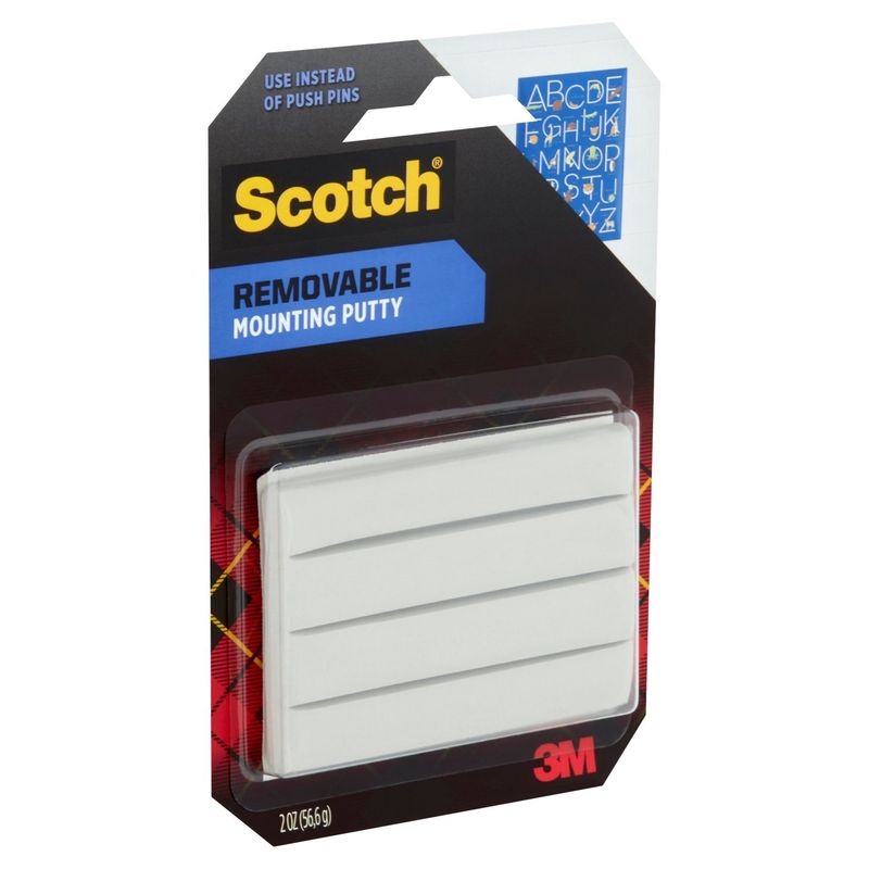 Scotch® Mounting Putty, Removable 2 oz., White