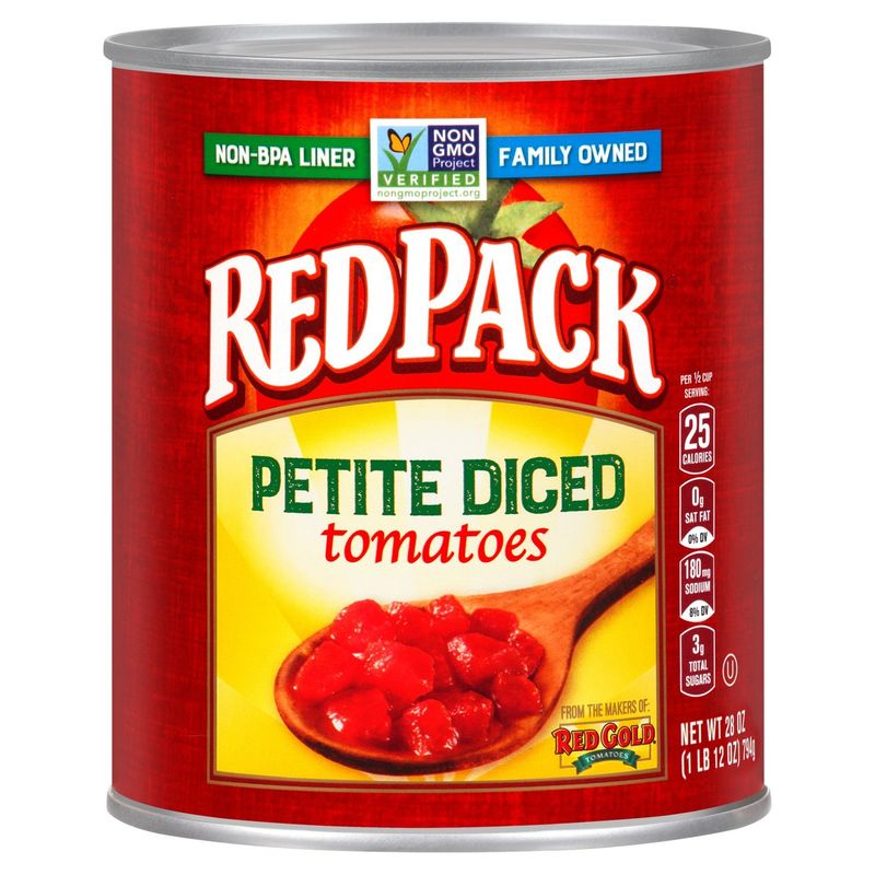 Red Gold RedPack Petite Diced Tomatoes, 28 oz