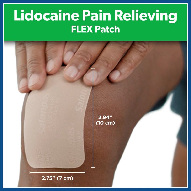 Hisamitsu Salonpas Maximum OTC Strength Pain Relieving Flex Patch, 7 count