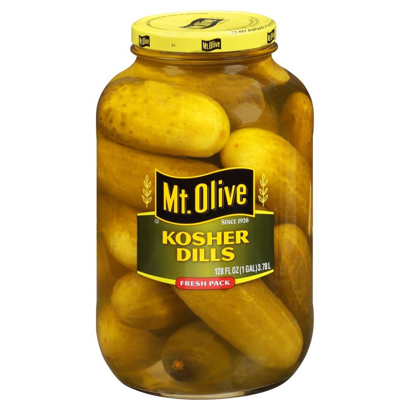 Mt. Olive Kosher Dills, 128 fl oz