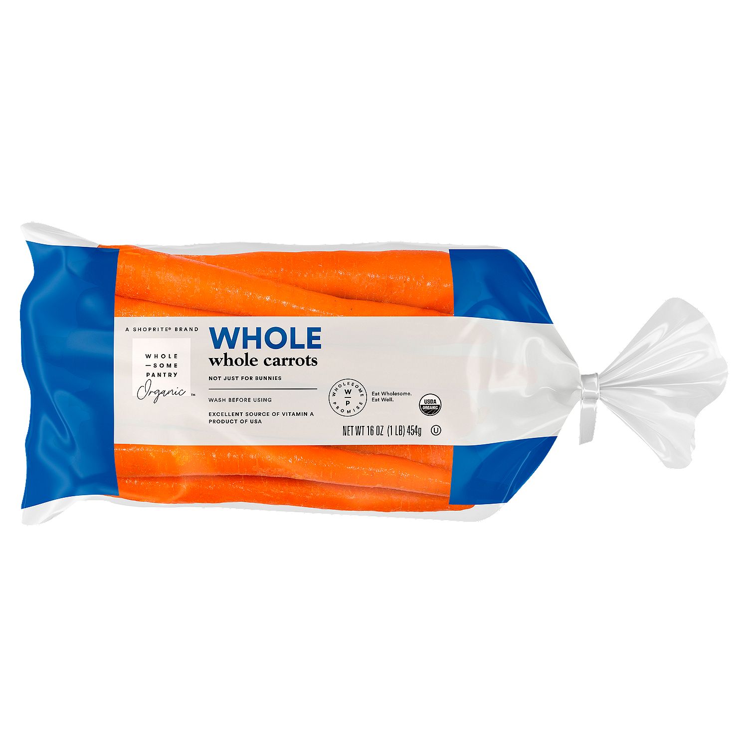 Wholesome Pantry Organic Whole Carrots, 1 lb bag