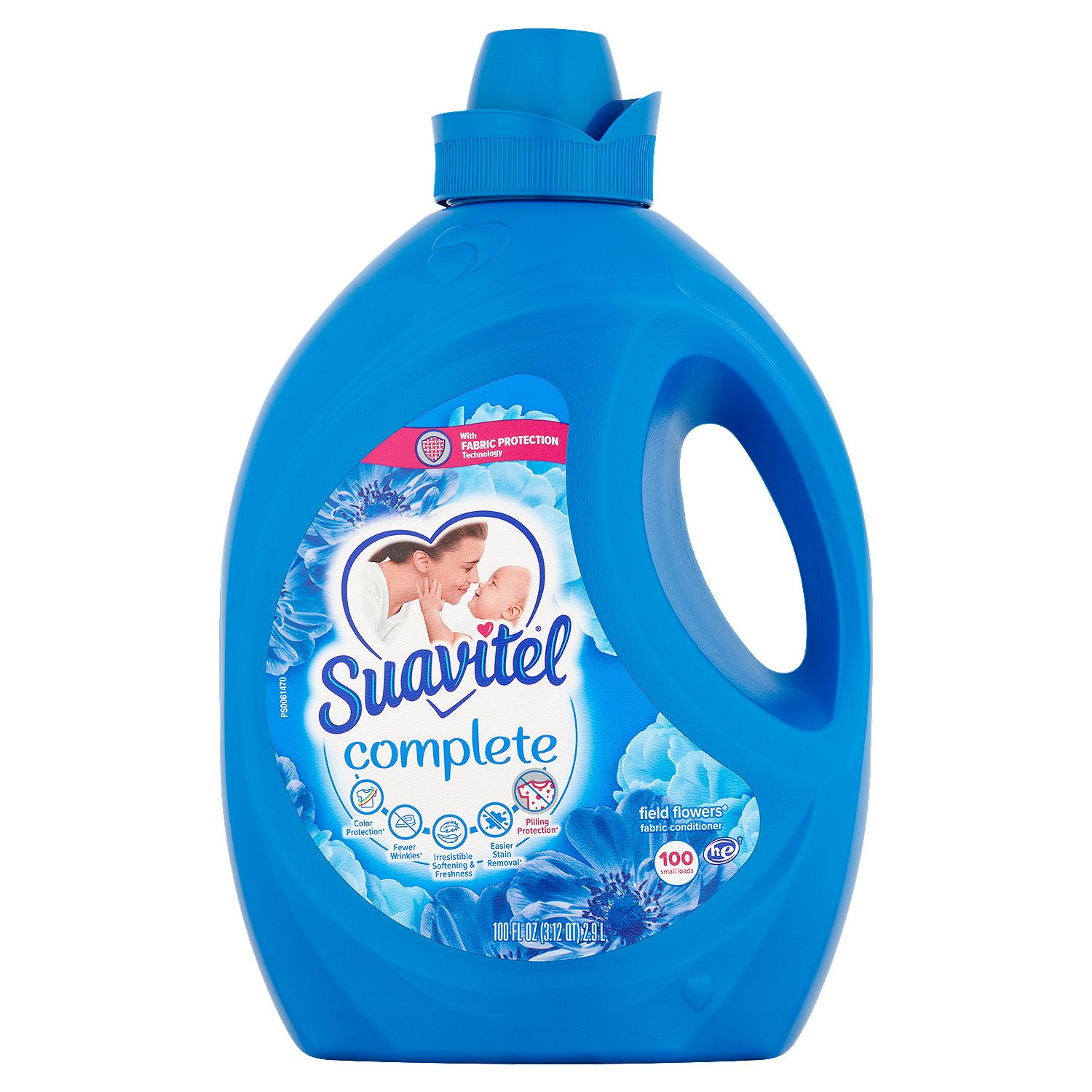 Suavitel Complete Field Flowers Fabric Conditioner, 100 small loads, 100 fl oz