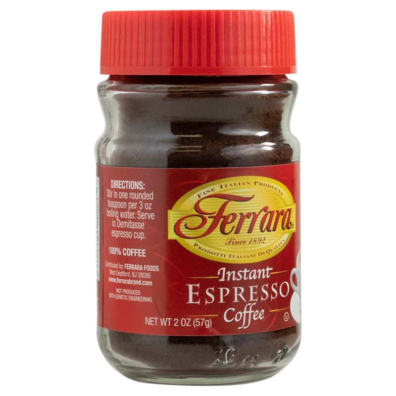 Ferrara Instant Espresso Coffee, 2 oz