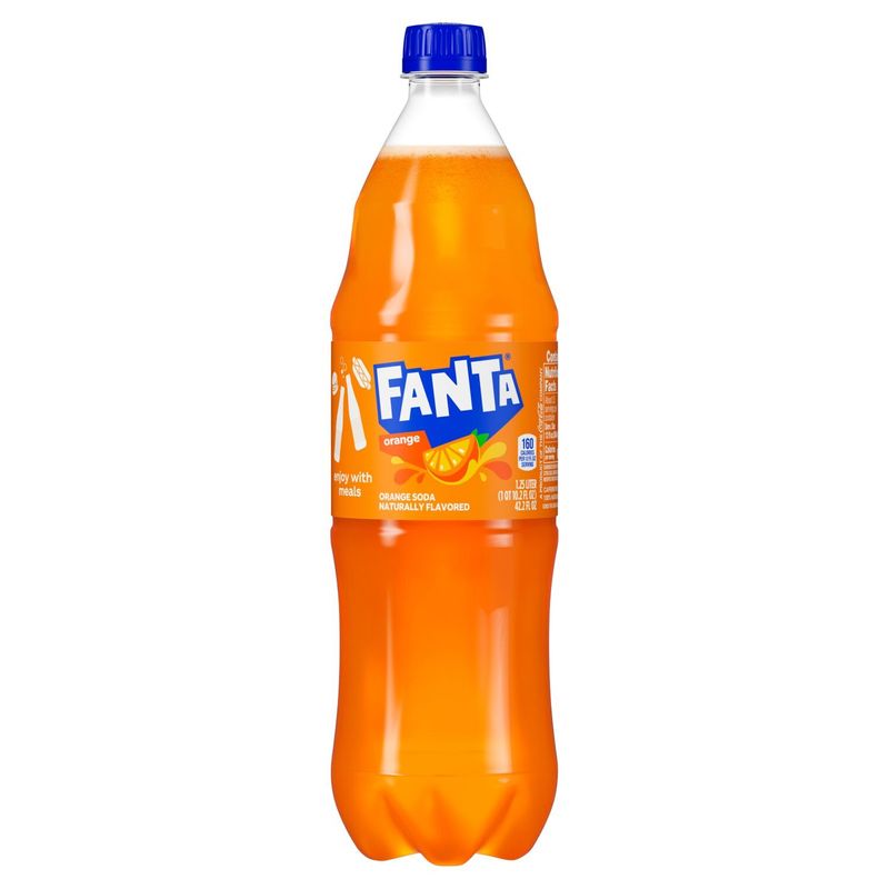 Fanta Orange Soda, 42.2 fl oz