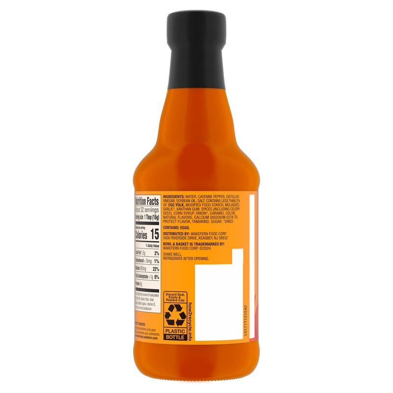 Bowl &amp; Basket Medium Buffalo Style Wing Sauce, 16 fl oz