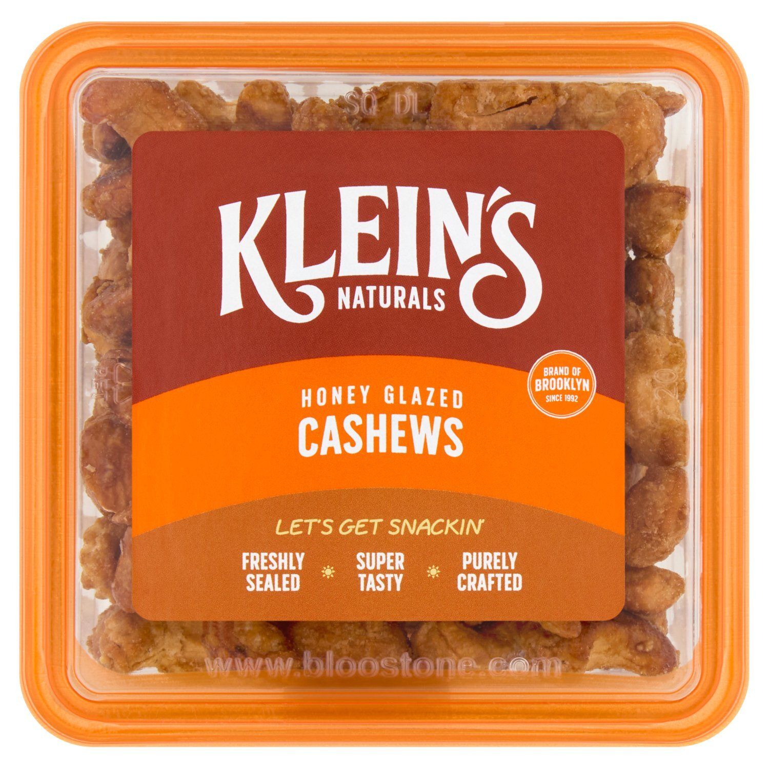 Klein's Naturals Honey Glazed Cashews, 6 oz