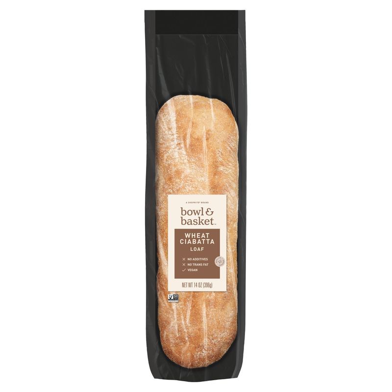 Bowl &amp; Basket Wheat Ciabatta Loaf, 14 oz