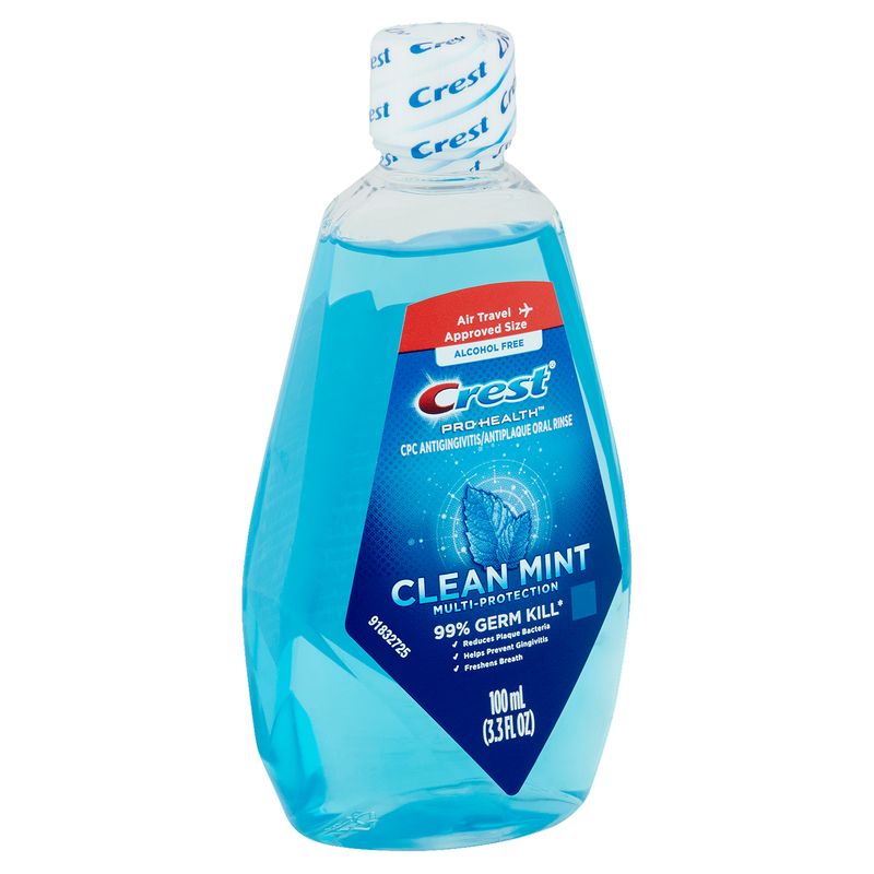 Crest Pro Health Multi-Protection Clean Mint Mouthwash, 3.3 fl oz