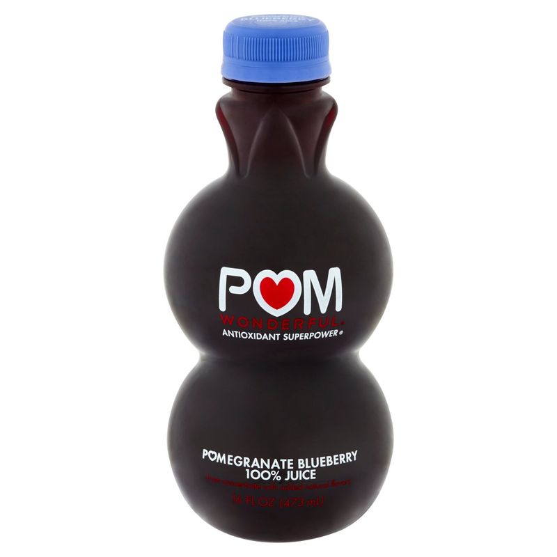 Pom Wonderful Antioxidant Superpower Pomegranate Blueberry 100% Juice, 16 fl oz