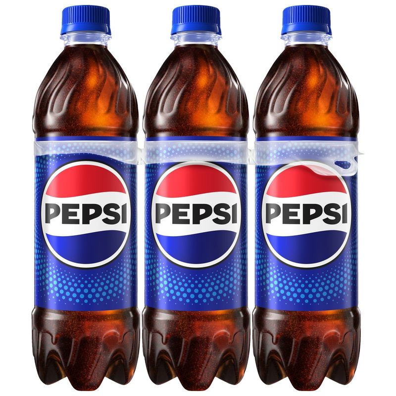 Pepsi Soda Cola 16.9 Fl Oz, 6 Count