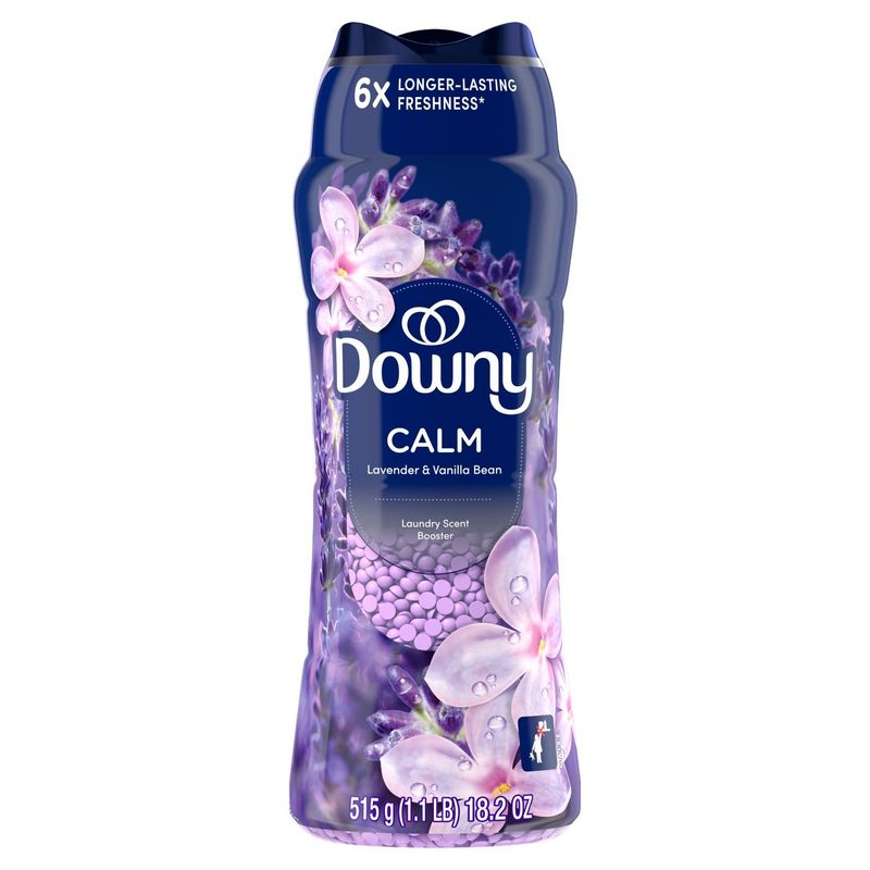 Downy Calm In-Wash Laundry Scent Booster Beads, Soothing Lavender and Vanilla Bean scent, 18.2 OZ,