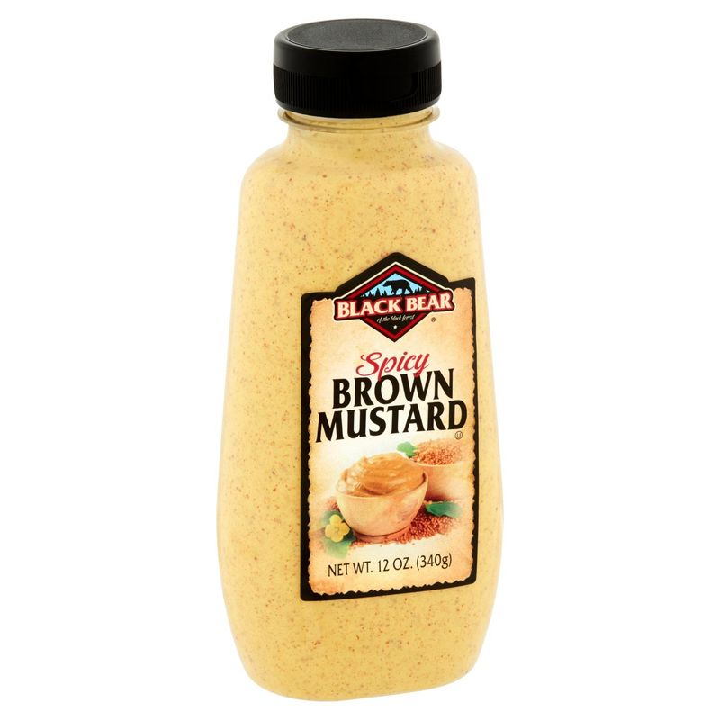 Black Bear Spicy Brown Mustard, 12 oz