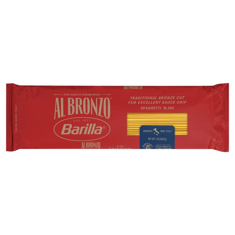 Barilla Al Bronzo Spaghetti N.305 Pasta, 1 lb