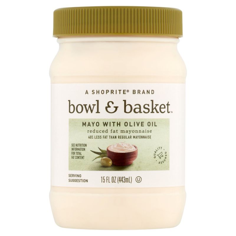 Bowl &amp; Basket Mayo with Olive Oil, 15 fl oz