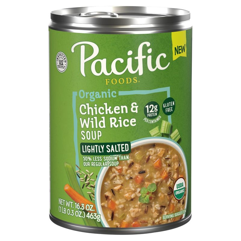 Pacific Foods Organic Chicken &amp; Wild Rice Soup, 16.3 oz