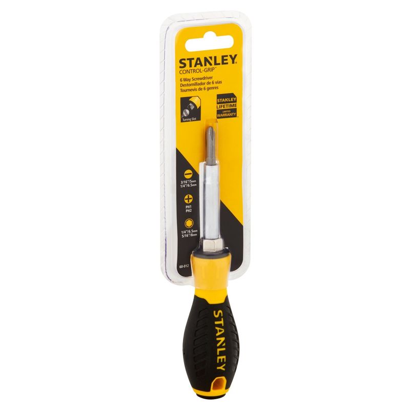 Stanley Control-Grip 6 Way Screwdriver