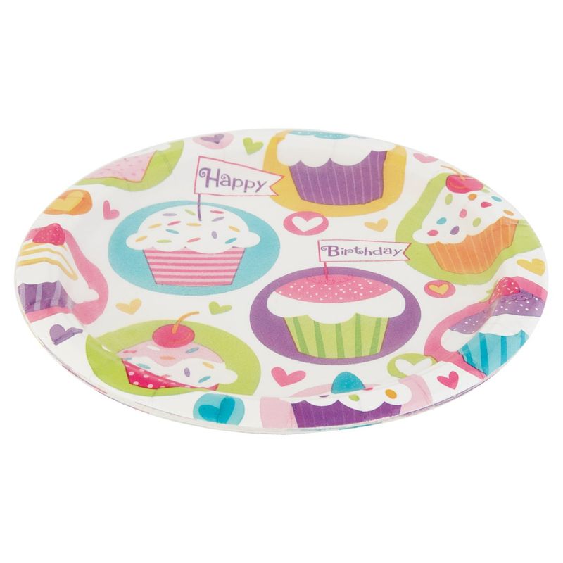 Party Impressions Cupcake Party Plates, 8 count