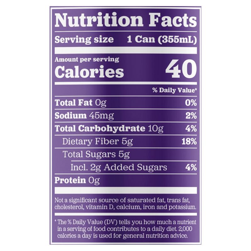 Slice Grape Healthy Soda, 12 fl oz
