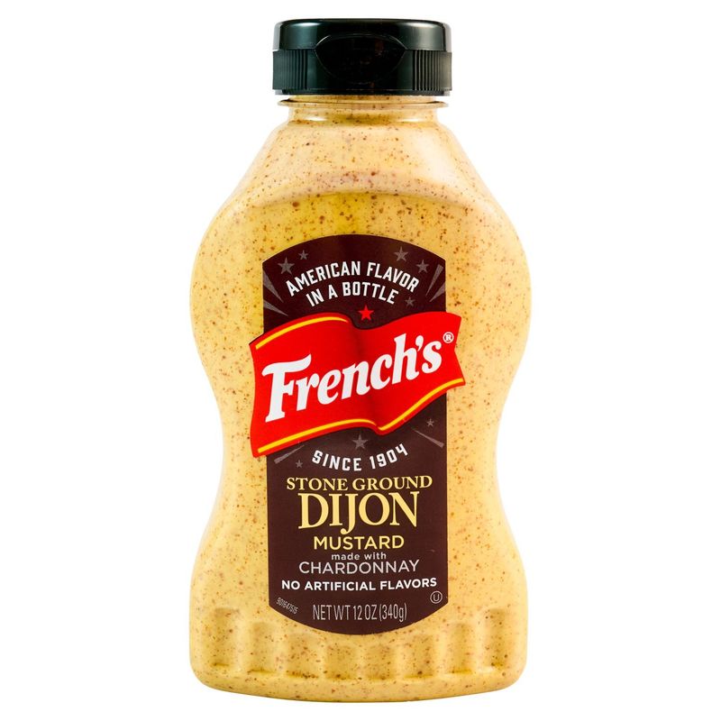 French's Stone Ground Dijon Mustard, 12 oz