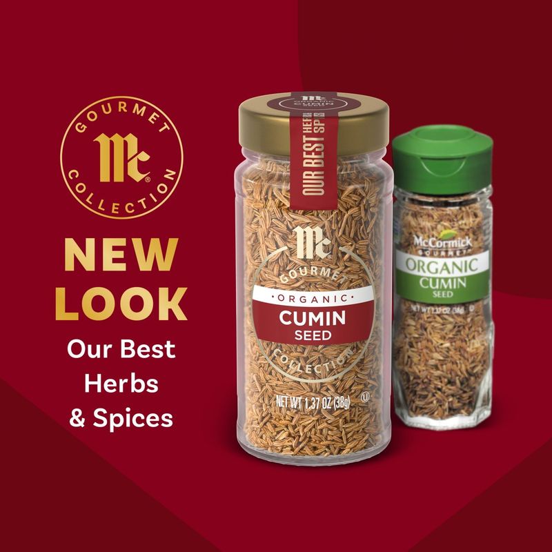 McCormick Gourmet Collection Organic Cumin Seed, 1.37 oz