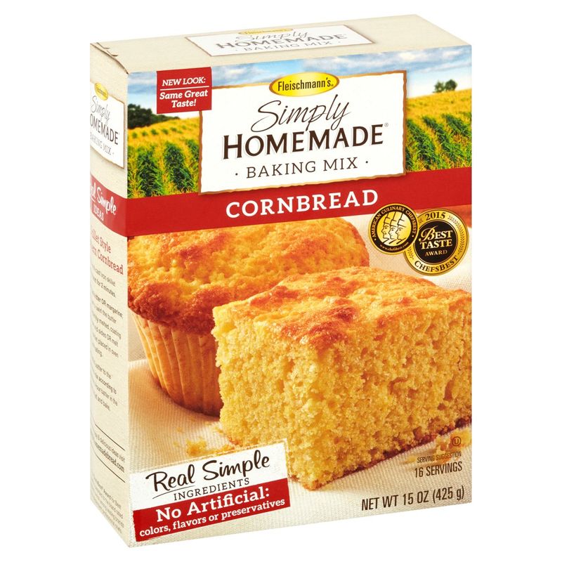 Fleischmann's Simply Homemade Cornbread Baking Mix, 15 oz