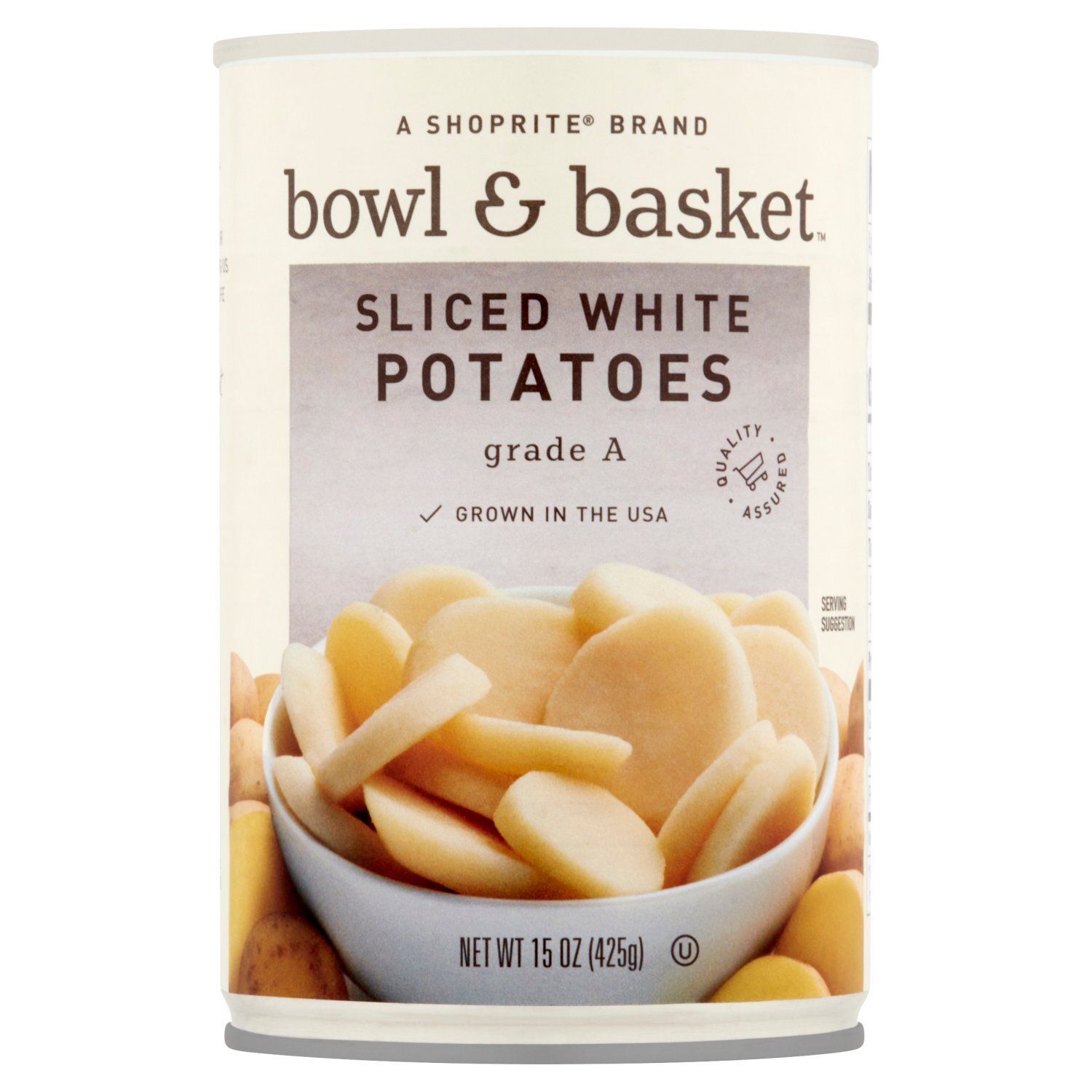Bowl &amp; Basket Sliced White Potatoes, 15 oz