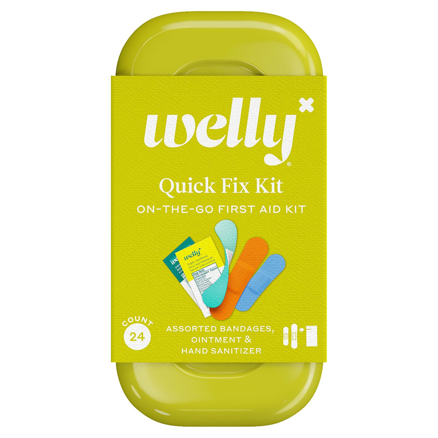 Welly Quick Fix On-The-Go First Aid Kit, 24 count