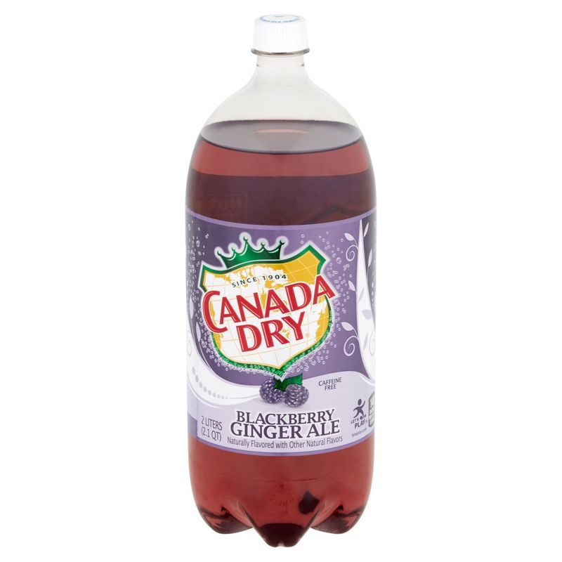 Canada Dry Blackberry Ginger Ale, 2 liters