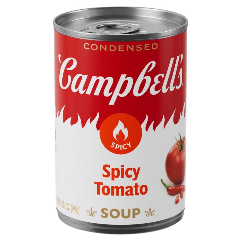 Campbell's Condensed Spicy Tomato Soup, 10.5 oz