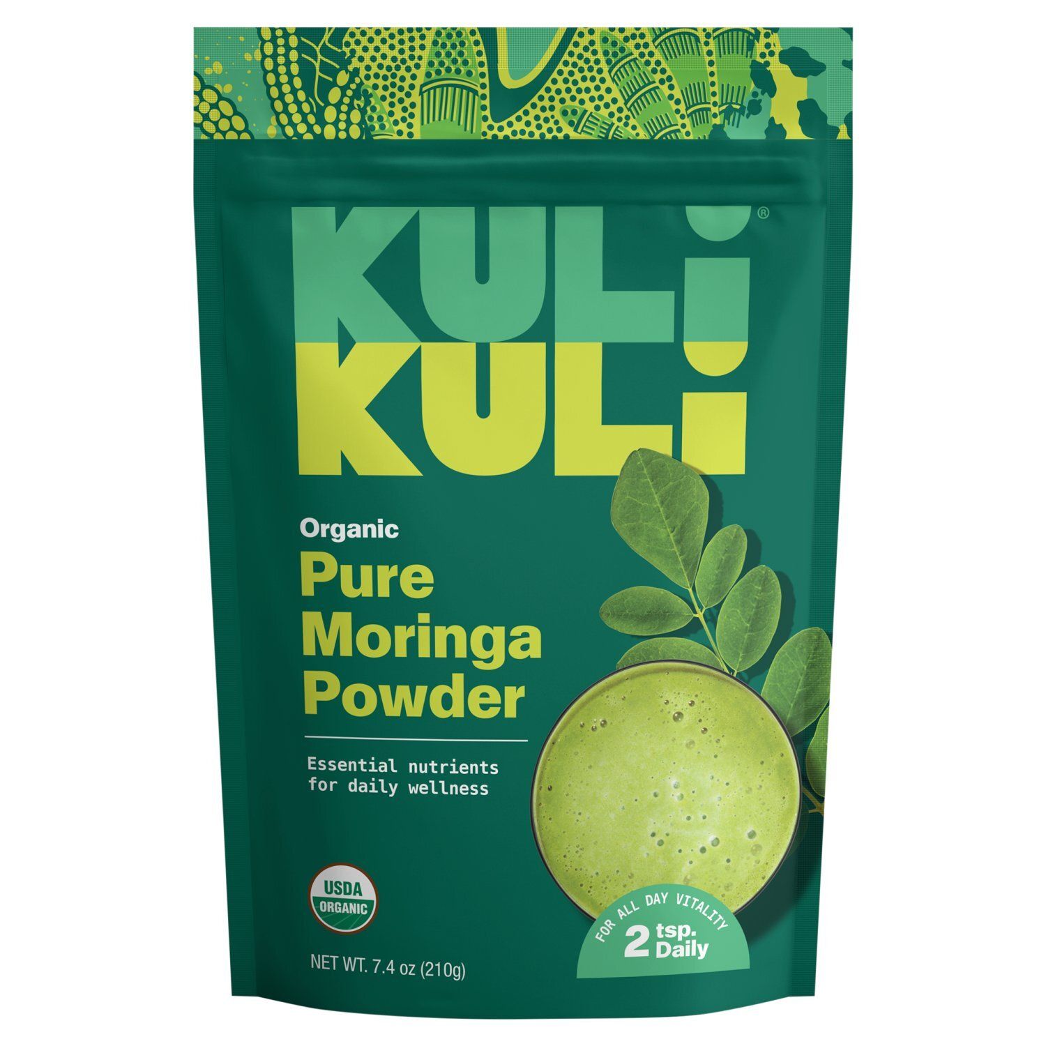 Kuli Kuli Organic Pure Moringa Powder, 7.4 oz
