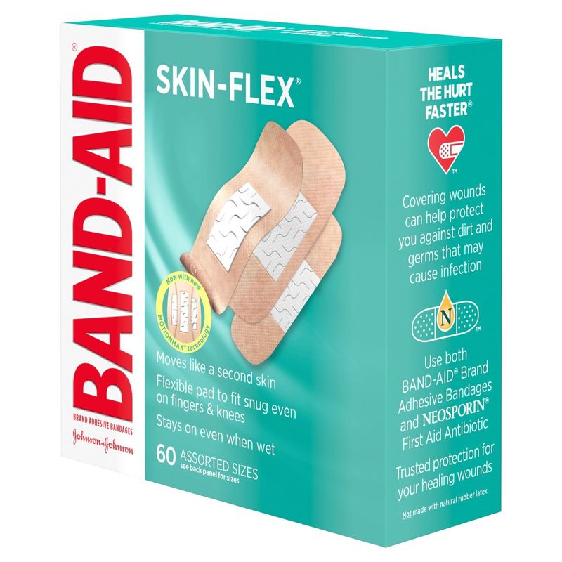 Band-Aid Skin-Flex Adhesive Bandages, 60 count