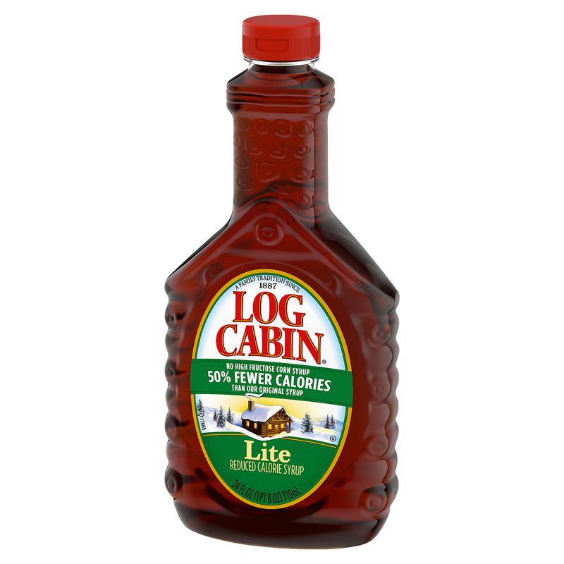 Log Cabin Lite Reduced Calorie Syrup, 24 fl oz