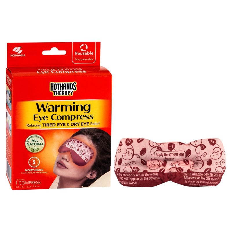 Kobayashi HotHands Therapy Warming Eye Compress, 1 count