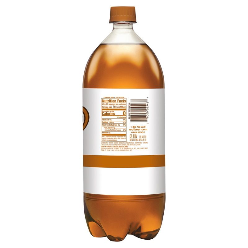 A&amp;W Zero Sugar Cream Soda, 2 liters