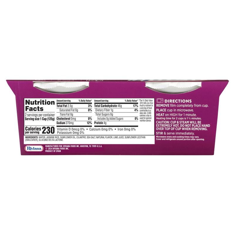 Minute Ready to Serve Cilantro &amp; Lime Jasmine Rice Cups, 8.8 oz