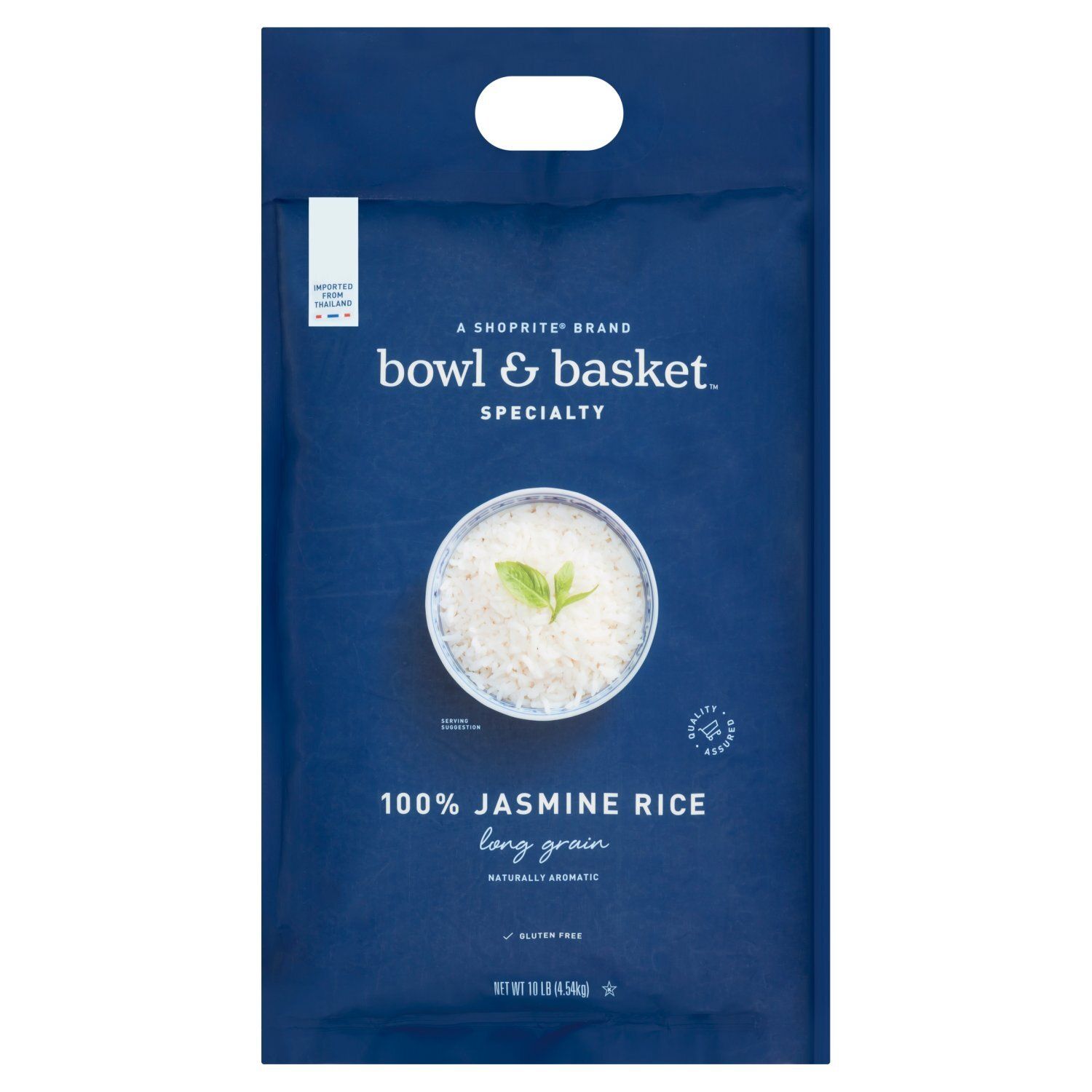 Bowl &amp; Basket Specialty Long Grain 100% Jasmine Rice, 10 lb