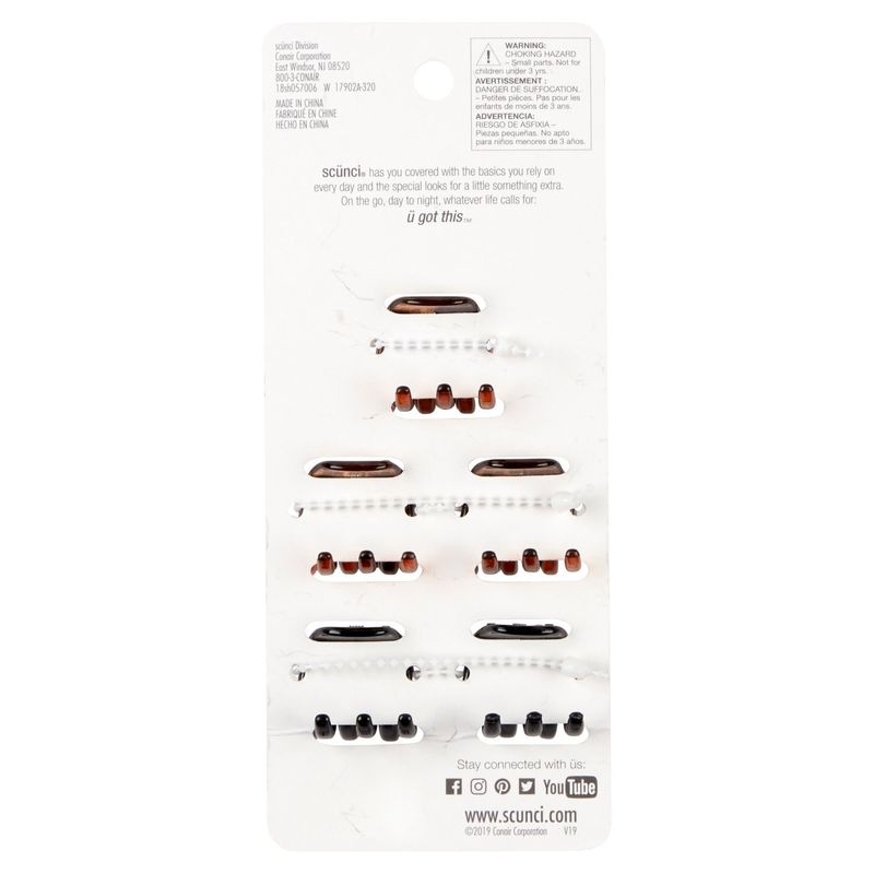 Scunci No Slip Grip Chunckyu Jaw Clip
