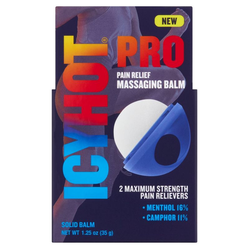 Icy Hot Pro Pain Relief Massaging Solid Balm, 1.25 oz