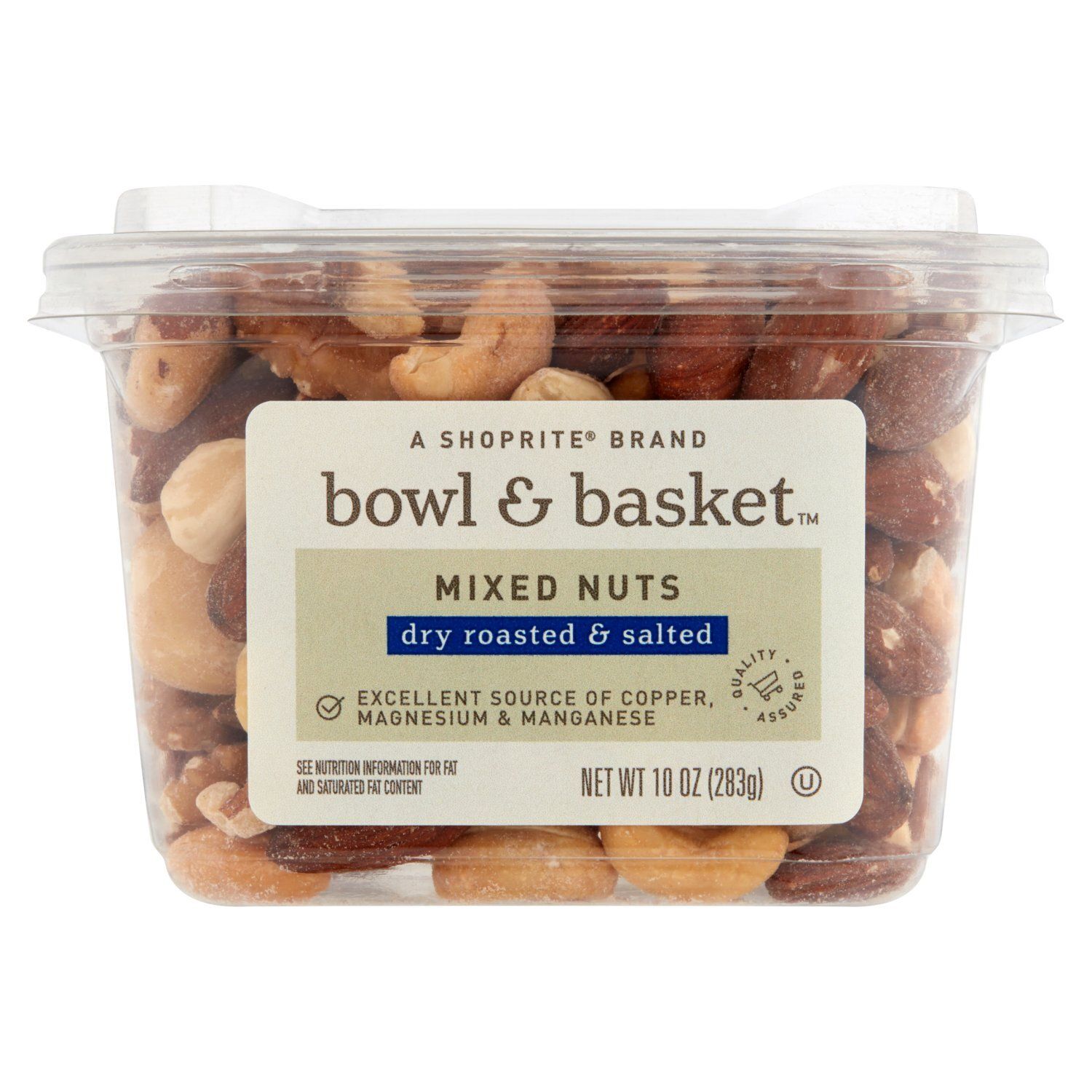 Bowl &amp; Basket Dry Roasted &amp; Salted Mixed Nuts, 10 oz