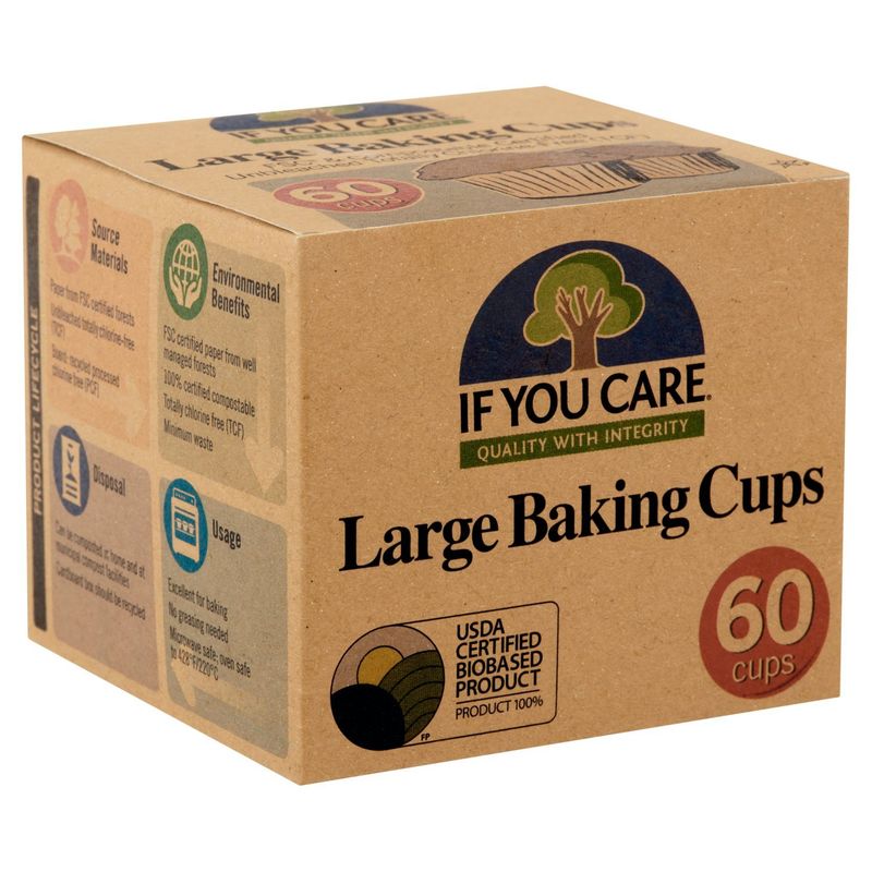 If You Care Large Baking Cups, 60 count