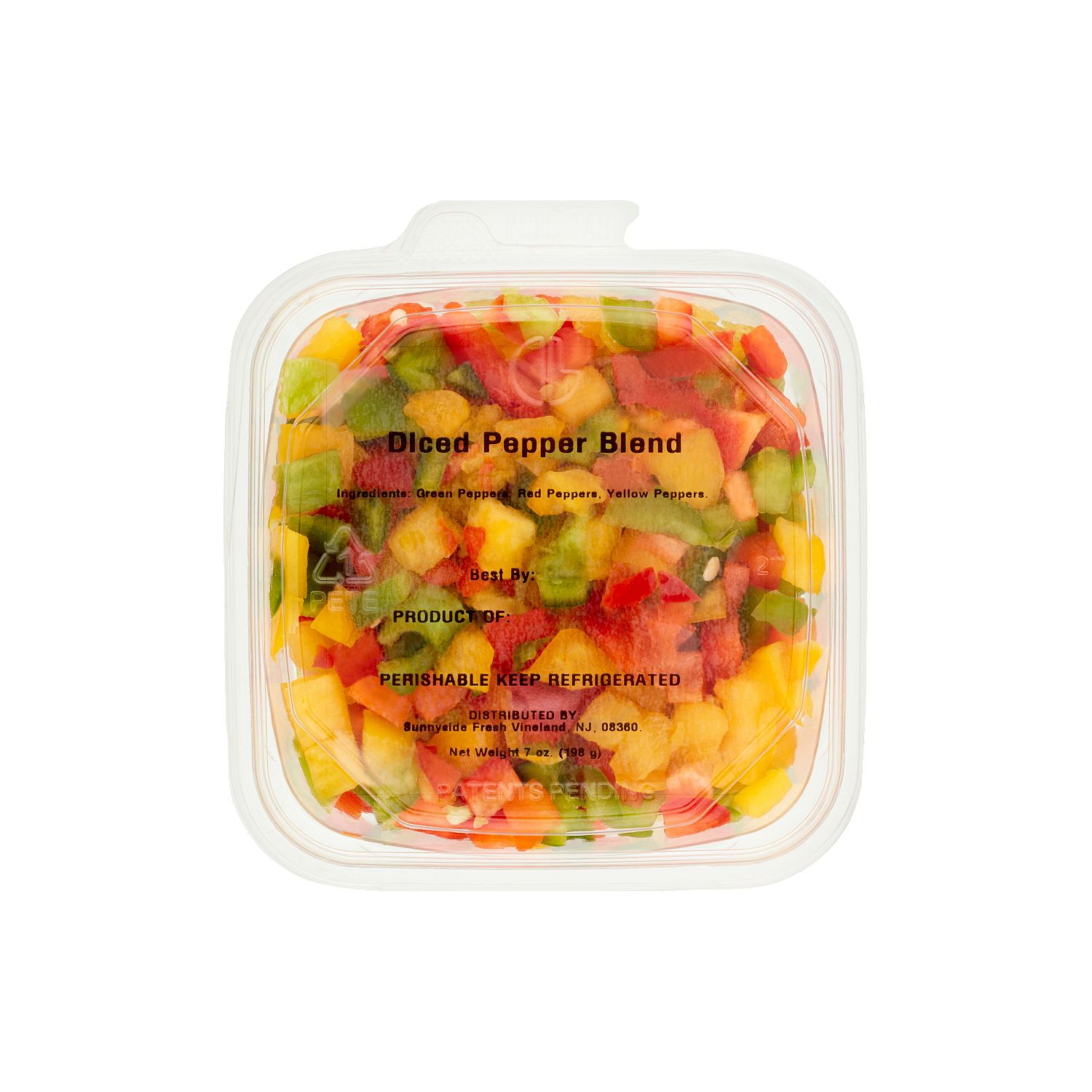 Sweet Bites Tri Peppers - Diced, 7 oz