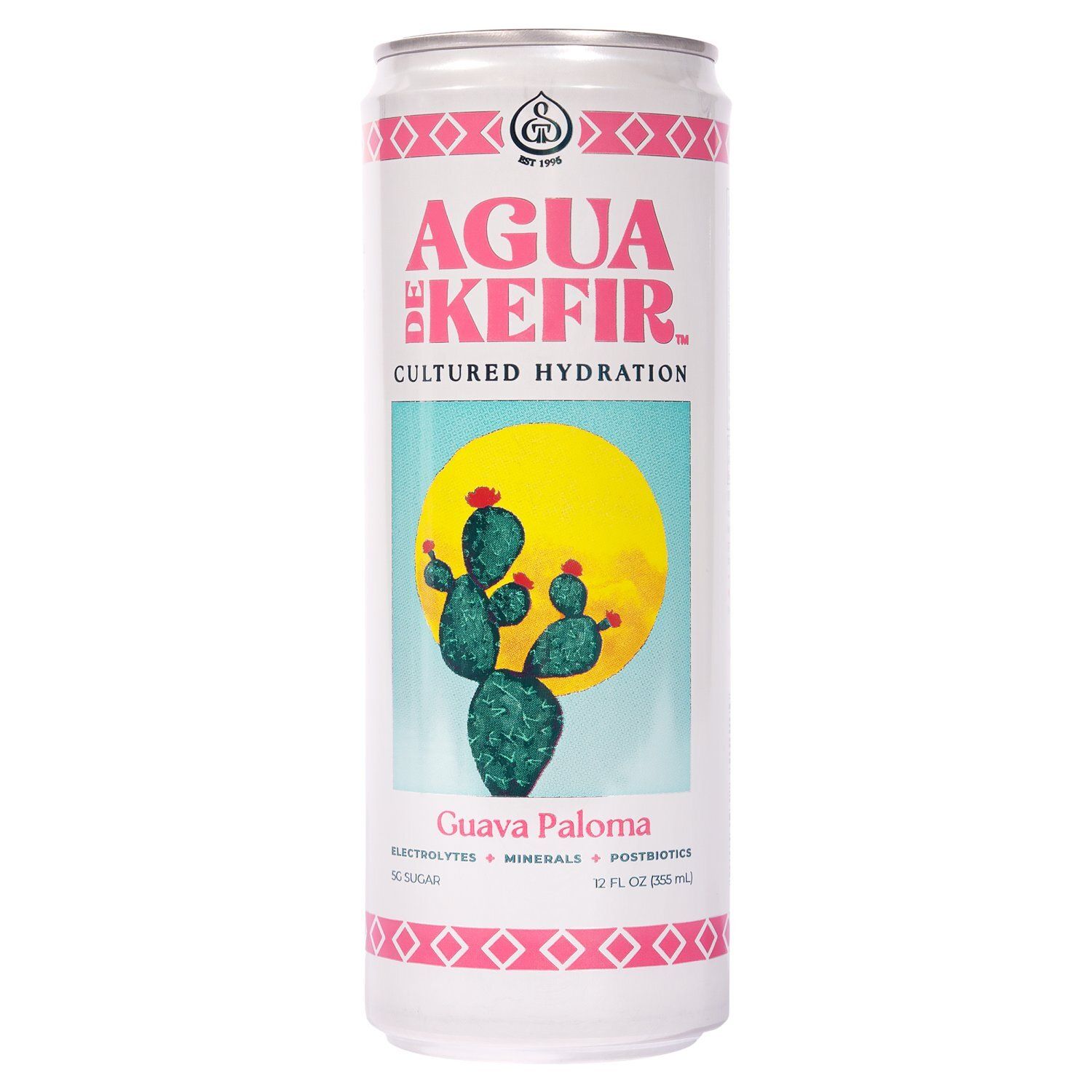 Agua De Kefir Guava Paloma Cultured Hydration Beverage, 12 fl oz