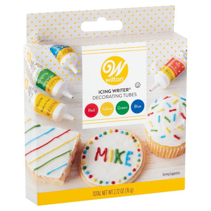 Wilton Icing Writer Decorating Tubes, 2.72 oz