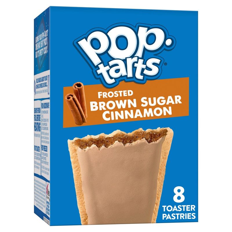 Pop-Tarts Frosted Brown Sugar Cinnamon Toaster Pastries, 8 count, 13.5 oz