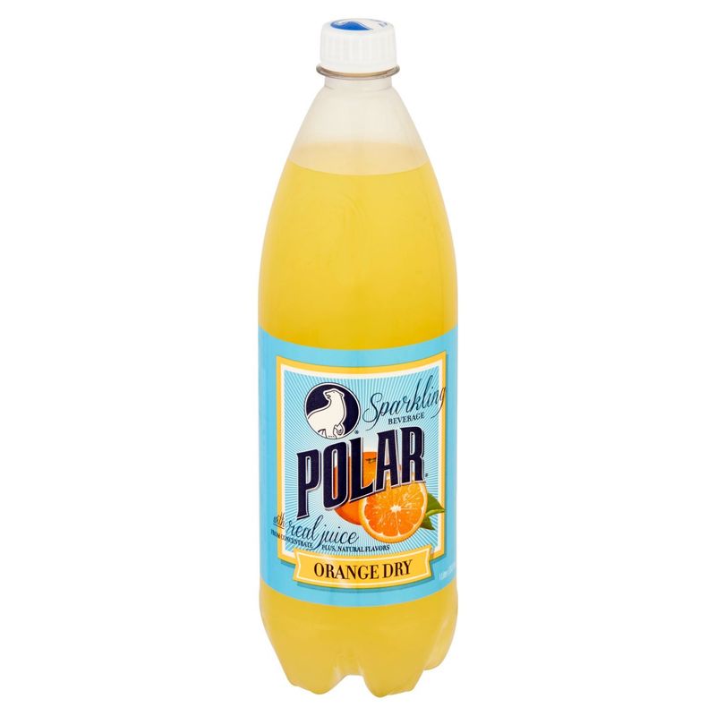 Polar Orange Dry Sparkling Beverage, 33.8 fl oz