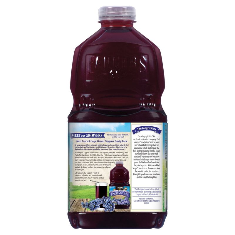 Langers 100% Concord Grape Juice, 64 fl oz