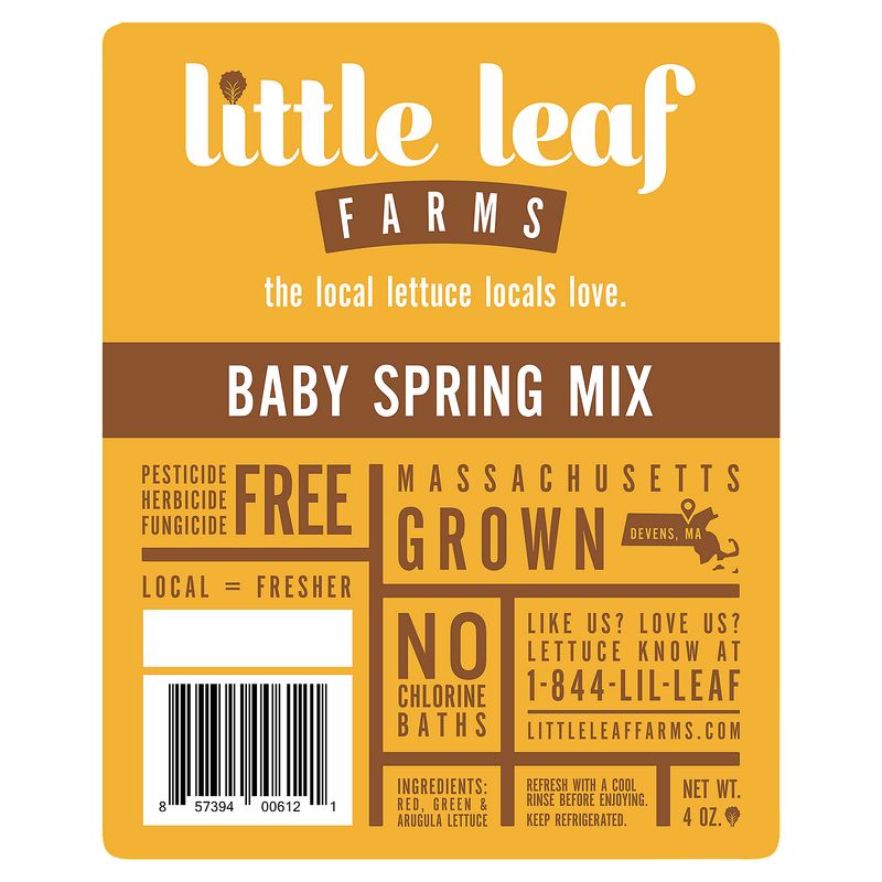 Little Leaf Farms Baby Spring Mix, 4 oz