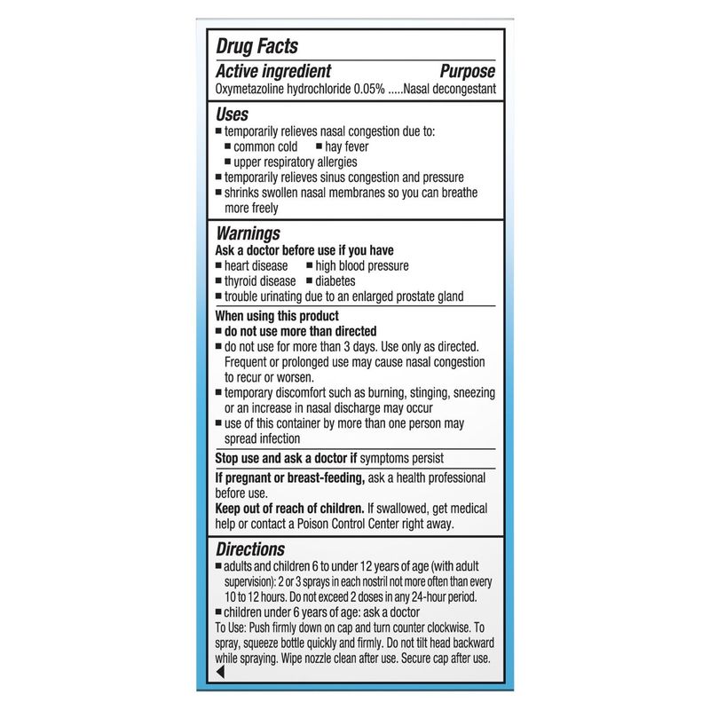 Afrin Allergy Sinus Nasal Spray, 1/2 fl oz