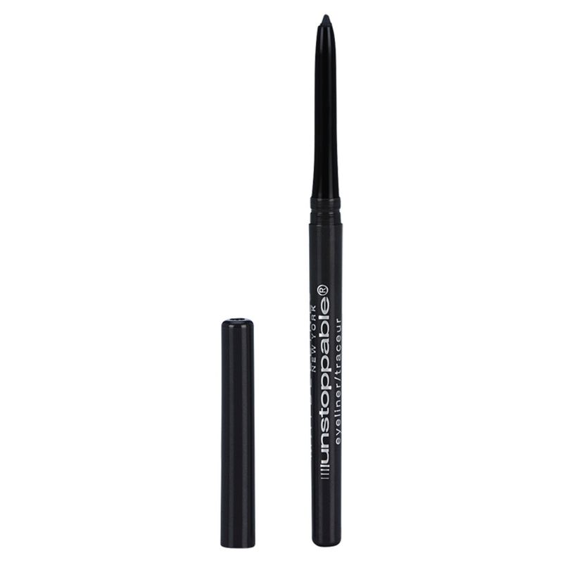 Maybelline New York Unstoppable 701 Onyx Waterproof Automatic Pencil Eyeliner, 0.01 oz